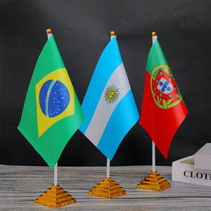 International World Country <strong>Flags</strong> for Office Display Table Desk <strong>Flag</strong> with Stand - Product Image 3