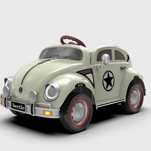 Voiture électrique tout-terrain rétro pour enfants à quatre roues, <span class=keywords><strong>prix</strong></span> usine, 2-7 ans, batterie 12V, moteur 380, plastique durable - Product Image 2