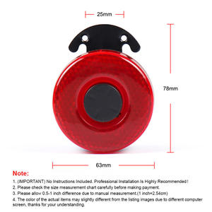 Luces LED de Ayuda para Reversa de Camión de 12-24V, Modificación de Automóvil, Bocina con Sonido - Product Image 4