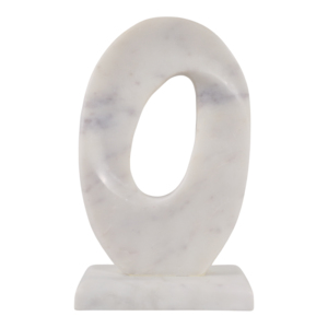 Scultura in marmo intagliato, elemento decorativo per la casa, soggiorno, bagno, opera d'arte - Product Image 4