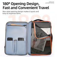 Sac à dos de voyage d'affaires pour homme de luxe, grande capacité, extensible, avec logo personnalisé, imperméable et durable, avec port USB pour ordinateur portable