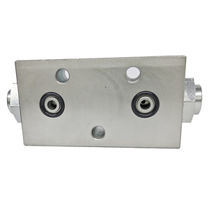 บล็อกวาล์วไฮดรอลิก กระบอกสูบแบบสองทาง 25Mpa G14G38 เหล็กอลูมิเนียมออกไซด์ สำหรับระบบไฮดรอลิกของรถเครนและรถยก - Product Image 4