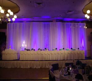 Wedding Square Backdrop Stand Heavy Duty Set Adjustable Aluminum Uprights Pipe and Drape - Product Image 4