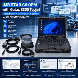 Scanner de diagnostic MB STAR C6 OEM DoIP VCI avec tablette Getac B300, XENTRY DAS WIS EPC 12V 24V, outil de diagnostic complet du système - Product Image 1