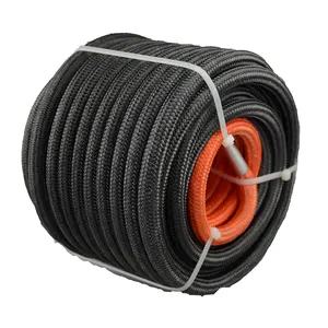 (JINLI ROPE) 1/2inch Double Braided Winch Rope, Winch Extension Rope for 4x4 OFF ROAD RECOVERY