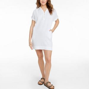 Vestido Corto de Gasa para Mujer, Estilo Informal, Ligero, Transpirable, Holgado, para Verano - Product Image 1