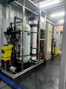 कंटेनर जंगम नमक जल शोधन मशीन समुद्र के पानी अलवणीकरण संयंत्र