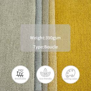 Tissu de canapé bouclé en microfibre, dernières tendances, durabilité supérieure, tissu bouclé pour meubles - Product Image 2