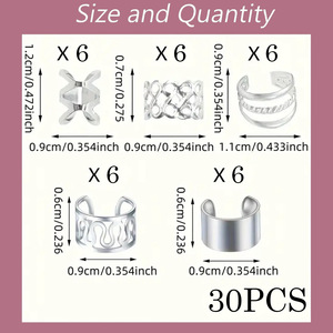 Combinación de doble propósito de accesorios personalizados <span class=keywords><strong>para</strong></span> el cabello trenzado sucio y pendientes material chapado en oro - Product Image 6