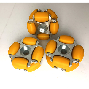 254mm <span class=keywords><strong>Omni</strong></span> Robot Roda Direcional 10in de Heavy-duty <span class=keywords><strong>Omni</strong></span> <span class=keywords><strong>Wheel</strong></span> Cubo de Roda de Aço Inoxidável à Prova de Ferrugem - Product Image 6