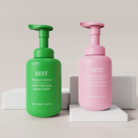 Botol Pompa Plastik PET Kosong Ramah Lingkungan 120ml 150ml untuk Sabun Mousse, Sabun Mandi, Lotion, Sampo, Kondisioner dengan Branding OEM Kustom