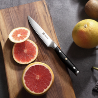 Couteau à éplucher les fruits et légumes en acier allemand à haute teneur en carbone de 3.5 pouces avec manche en G10