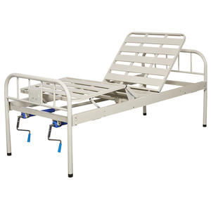 Cama <span class=keywords><strong>de</strong></span> hospital <span class=keywords><strong>de</strong></span> enfermería manual, sencilla, <span class=keywords><strong>de</strong></span> metal, precio barato, a la venta - Product Image 5