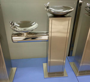 חיצונית שתייה ישירה חיצונית מפלדת אל חלד מים לעמוד שתיית מים סביבה עם מסנן עבור פארק מגרש משחקים - Product Image 2