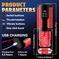 Masturbateur masculin, Godet de masturbation vibrant automatique, Jouet sexuel masculin, Vibrateur, Pompe à pénis électrique 18+