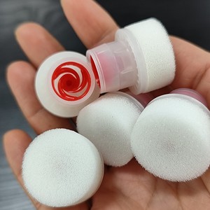 Tête de brosse de nettoyage blanche, pompe ronde, applicateur en <span class=keywords><strong>plastique</strong></span> non floqué pour cirage et brillance <span class=keywords><strong>des</strong></span> <span class=keywords><strong>chaussures</strong></span>, petite éponge - Product Image 5