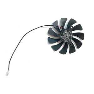 พัดลม GTX 1030 HA8010H12F-Z 2Pin 75มม. สำหรับ MSI GeForce GTX 750Ti 750 N740 <span class=keywords><strong>GTX730</strong></span> GTX740 R7ระบายความร้อนด้วยกราฟิกการ์ด250 - Product Image 6