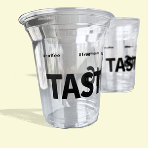 Custom Logo Pattern PET Coffee <b>Cups</b> Disposable Thickened Cold <b>Drink</b> <b>Cups</b> for Milk Tea Latte Wholesale - Product Image 1