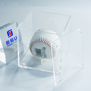 Hộp trưng bày bóng chày bằng <span class=keywords><strong>acrylic</strong></span> cao cấp, trong suốt, hộp đựng bảo vệ, vật phẩm lưu niệm, trang trí nhà cửa, văn phòng, hộp đựng - Product Image 5