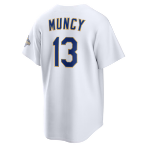 Maillot de baseball unisexe Los Angeles Dodgers 2026 Gold Collection blanc à manches courtes 100 % polyester imprimé par transfert thermique séchage rapide - Product Image 2