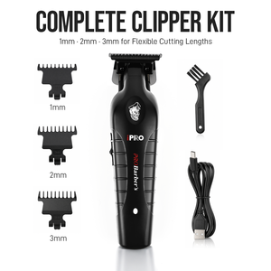 Tagliacapelli IPRO 7000RPM Elettrodomestici per la Rimozione dei Peli Batteria 1200mAh Lama in DLC Tosatrice Professionale da Barbiere - Product Image 5