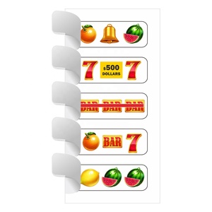 Mẫu Thiết Kế Sáng Tạo Jackpot Thẻ Tráng Giấy Tùy Chỉnh Kích Thước Logo In Kỹ Thuật Số Tùy Chỉnh Kéo Tab Vé - Product Image 6