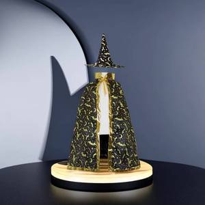 Disfraz de Mago o Bruja para Niños, Capa de Navidad con Sombrero, para Halloween - Product Image 4