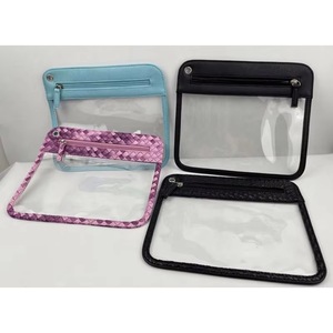 Échantillon gratuit Nouveauté, promotion à prix réduit, style minimaliste, trousse de maquillage et de toilette transparente en PVC, rangement et lavage. - Product Image 4
