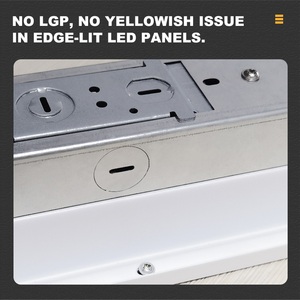 Lista UL 1x4 2x2 2x4 <span class=keywords><strong>4</strong></span> pulgadas 6 pulgadas de ancho 20W 40W 80W 2700-5000K Cct 0-10V regulable montaje empotrado Troffer Led Panel luz de techo - Product Image 5