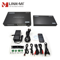 Commutateur matriciel de présentation HDMI 2.0 4x2 avec USB C HDBaseT KVM 4K60Hz 18Gbps 100m