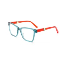 Montures optiques élégantes en acétate, style œil de chat, fines, tendance, de haute qualité, fiables, uniques, de créateur, anti-lumière bleue, pour les voyages et la vie quotidienne