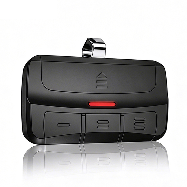 280MHz-868MHz Multifrequency Remote Control Garage Door Opener 433MHz 868MHz Fixed Code Rolling Code Includes Car Sun Visor Clip