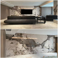 Panel de Pared de PVC con Diseño Floral, Resistente al Agua, al Fuego y a los Rayos UV, para Decoración Moderna de Interiores de Alta Calidad
