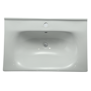 Cina Ceramica integrato rettangolare Mobiletto del <span class=keywords><strong>Bagno</strong></span> di Lavaggio A Mano Bacino Lavello - Product Image 2