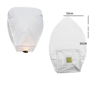 Fire Resistant Chinese Flying Wishing Lanterns Sky Lantern ECO Friendly Paper Lamp