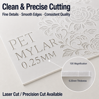 Pochoirs en plastique lavables pour journal, pochoirs réutilisables en film PET, pochoirs Mylar personnalisés pour le dessin DIY, modèles de peinture pour tissus et murs