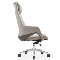 Chaise moderne de réunion de bureau en cuir blanc Mobilier modulaire bon marché Mobil pour visiteurs à vendre en maille PU et métal