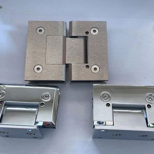 บานพับประตูกระจกห้องน้ำปรับได้บานพับประตูห้องอาบน้ำทองเหลืองแข็ง - Product Image 4