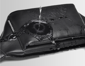 Borsa a tracolla e marsupio da uomo alla moda, impermeabile in nylon e PU con chiusura a cerniera, ideale per l'uso quotidiano - Produzione Cinese - Product Image 5