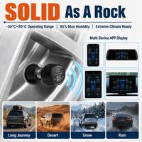 Système de surveillance de la pression des pneus BLE TPMS pour voiture, universel, 4 roues, capteur externe, étanche IP67, MOQ 1 pièce, certifié CE FCC ISO 9001