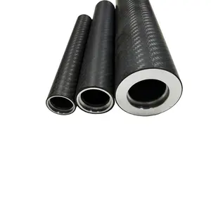 Tubi in fibra di carbonio per tubi in fibra di carbonio 3 k 100% ad alta resistenza personalizzati all'ingrosso