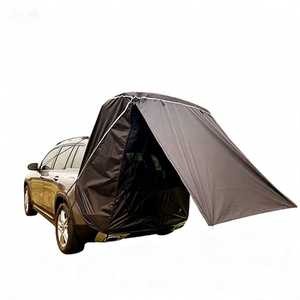 Tente de camping extérieure d'extension arrière imperméable pour SUV/Van <span class=keywords><strong>auvent</strong></span> pliable d'ombre de <span class=keywords><strong>hayon</strong></span> de polyester pour la tente arrière de voiture de tourisme - Product Image 1