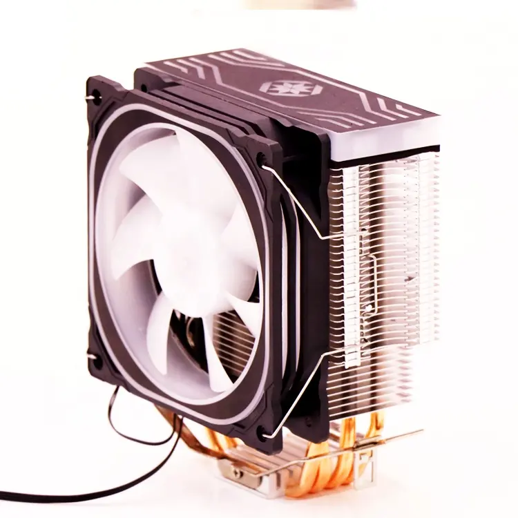 Özel sıcak satış ürünleri 2024 Dongguan 4 isı borusu hava bilgisayar LGA 1155 I3 I5 soğutucu RGB soğutma fanı CPU soğutucu