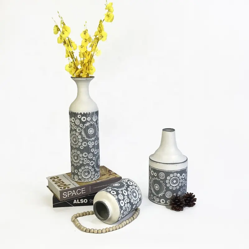 Jarrón de cubo de flores de Metal nórdico, centro de mesa decorativo de estilo Art Deco para boda, diseño francés minimalista
