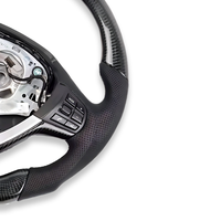 Volant de voiture sport en cuir perforé et fibre de carbone personnalisé pour BMW F80 M3 F82 X4 F30 F32 F10 F11 X1 M4 X3 X4 X5 X6