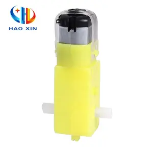 3-6v elektrikli küçük mini mikro dc 130 dişli tt motor 1:48 sarı plastik dişli kutusu