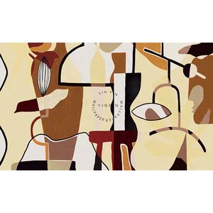 Papier peint <span class=keywords><strong>mural</strong></span> de télévision d'art abstrait moderne peler et coller le papier peint <span class=keywords><strong>mural</strong></span> - Product Image 6