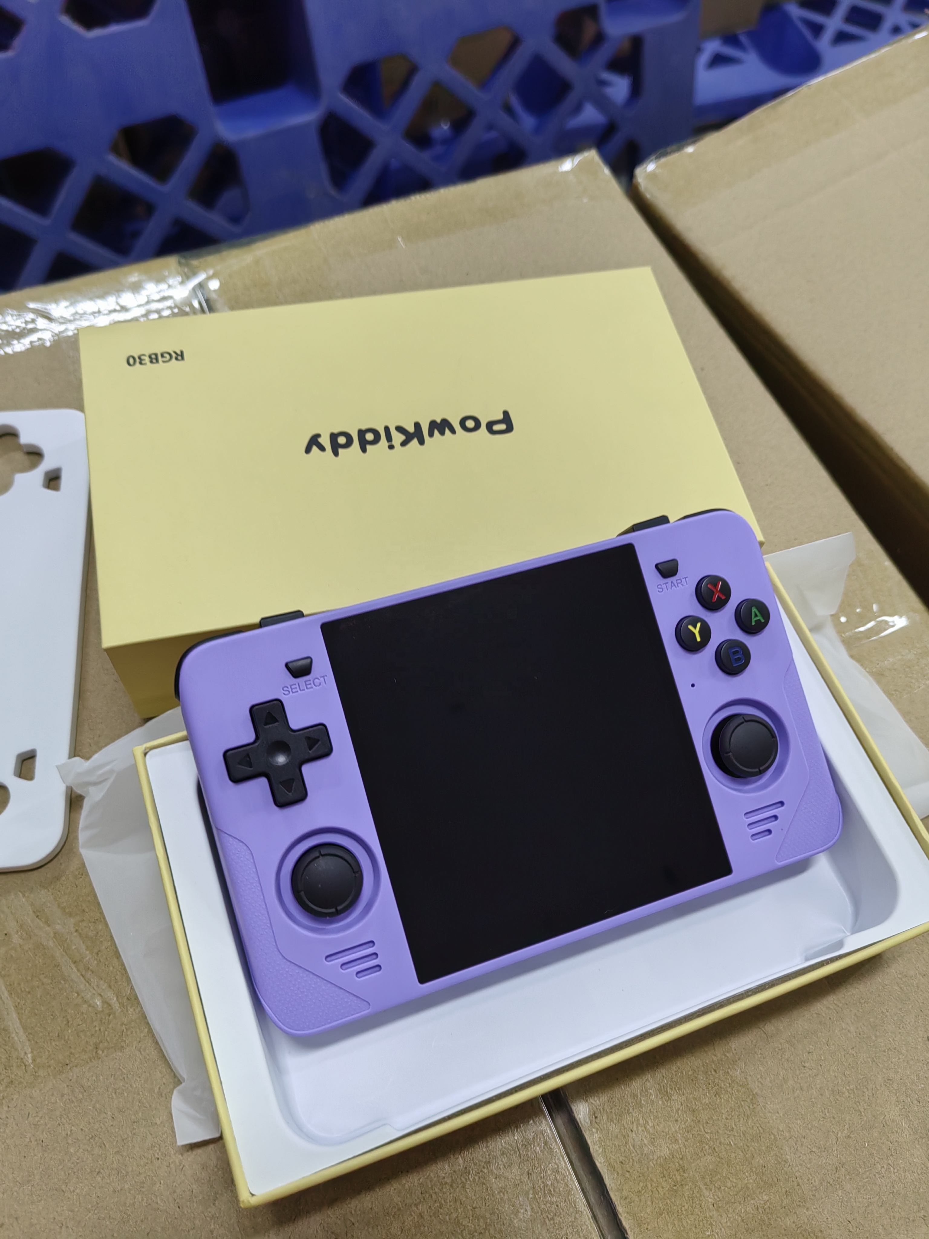 2024 Powkiddy RGB30 - Retro Game Player with 4.0 Inch IPS Screen