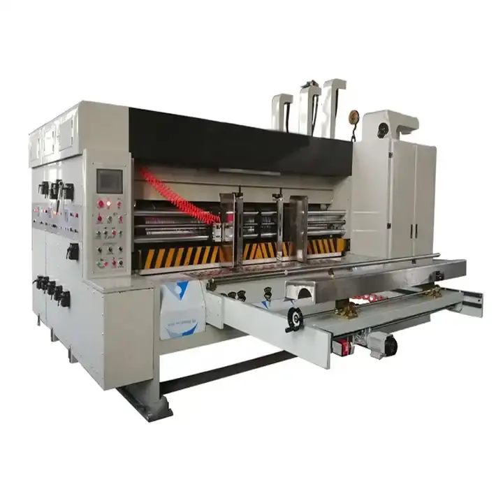 Máquina automática de impresión de cadena, máquina de alimentación corrugada de impresión flexográfica