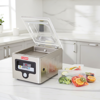 Machine de mise sous vide semi-automatique de type table KUNBA DZ-260/PD pour steak, viande, poisson